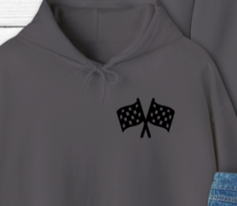 BRAAAP Checkered Racing Hoodie