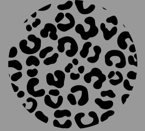 Leopard Print Gas Door Decal