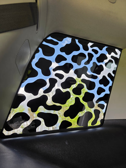 Cow Print Full Coverage Window Decal