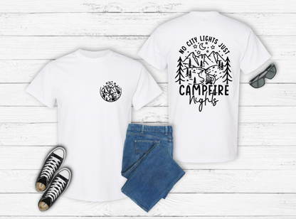 No City Lights Just Campfire Nights Tee