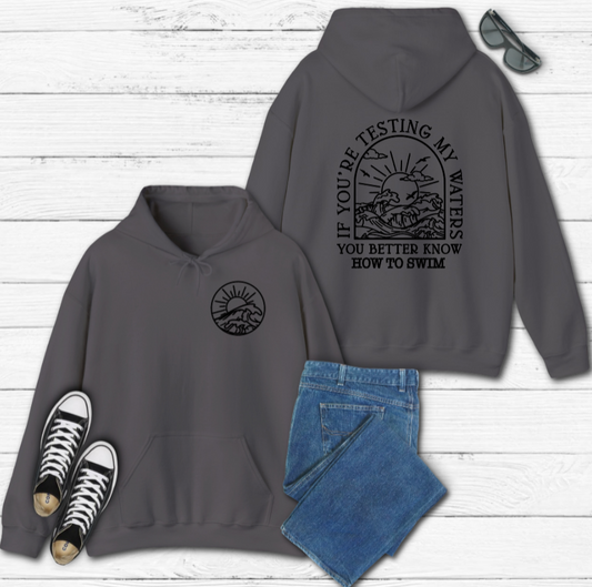If You're Testing My Waters You Better Know How To Swim Hoodie