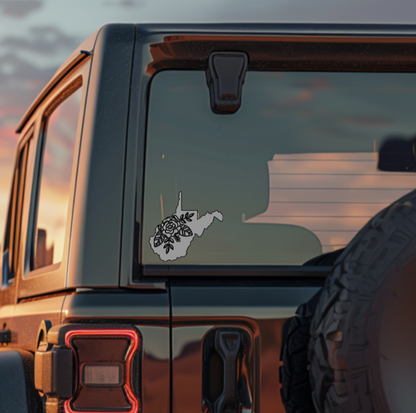 West Virginia Floral State Decal