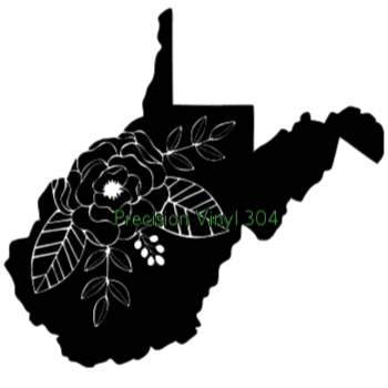 West Virginia Floral State Decal