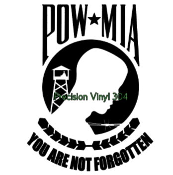 POW MIA You Are Not Forgotten Decal