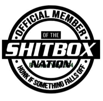 Official Member of the Shitbox Nation Decal