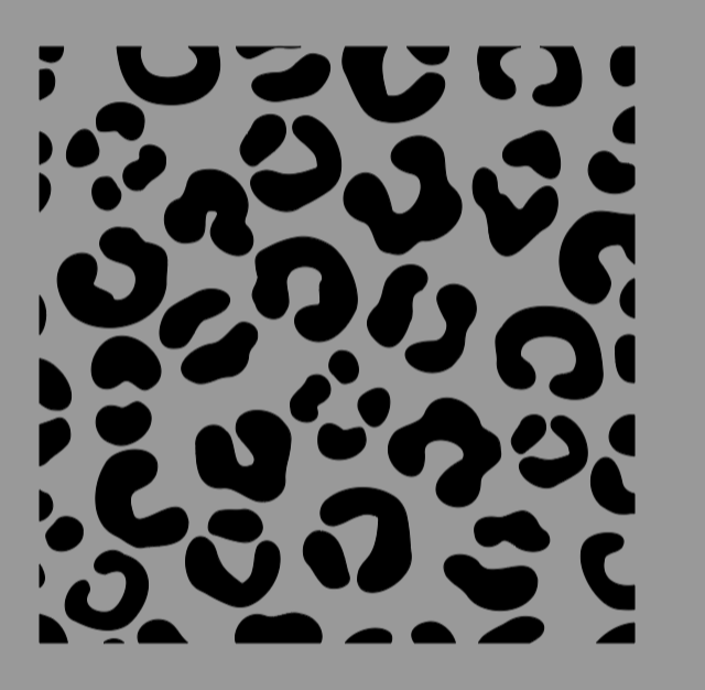 Leopard Print Gas Door Decal