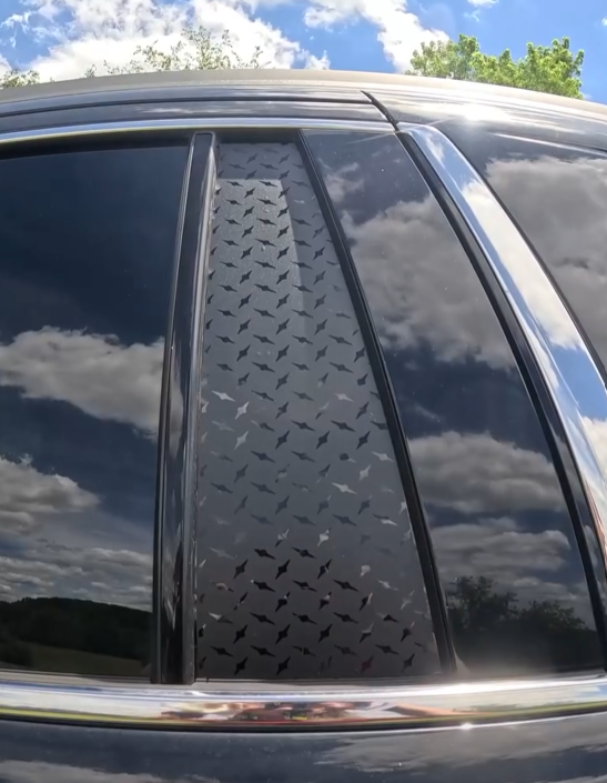 Diamond Plate Full Coverage Decal – Matte Black Vinyl