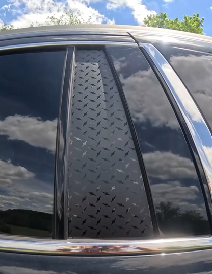 Diamond Plate Full Coverage Decal – Matte Black Vinyl