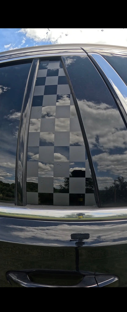 Checkered Flag Full Coverage Vinyl Decal
