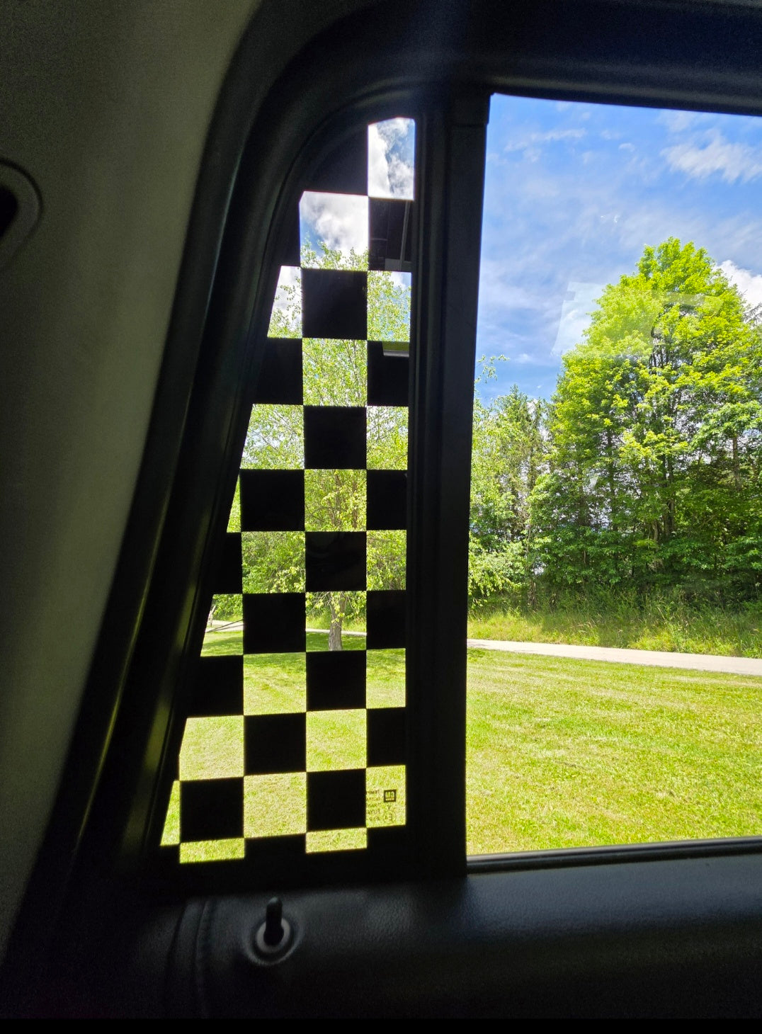 Checkered Flag Full Coverage Vinyl Decal